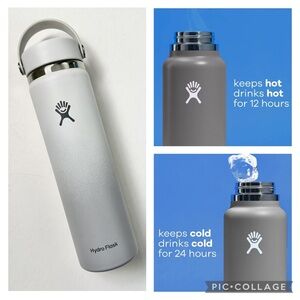 Hydro Flask Polar Ombré Wide Mouth 24 oz, Moonlight Limited Edition Flex Cap